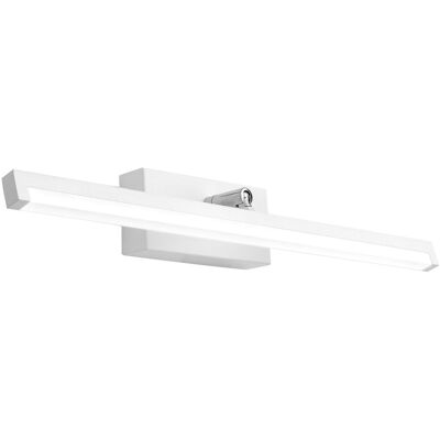 Lampada da Parete Bianca Toolight - Decorazione LED per Bagno Lampada da Parete Bianca Toolight - Decorazione LED per Bagno