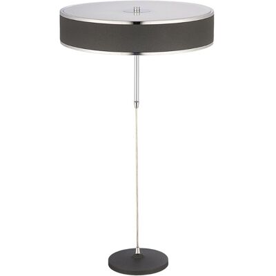 Jupiter Lampada Da Tavolo Moderna Grafite Tonda 2xe14 Jupiter Lampada Da Tavolo Moderna Grafite Tonda 2xe14