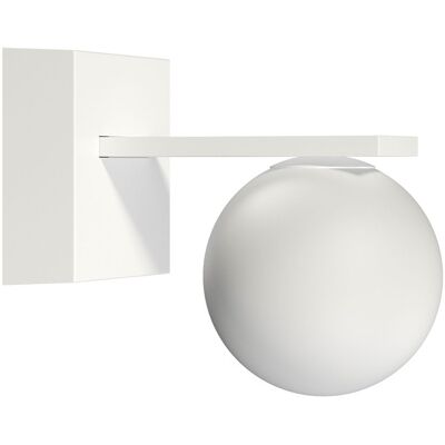BENEITO FAURE Sphere Wall 9w Applique Led Da Esterno Ip54, Luce 360° 2700k Bianco Opaco, Cri90, Design Sferico Moderno - Beneito & Faure BENEITO FAURE Sphere Wall 9w Applique Led Da Esterno Ip54, Luce 360° 2700k Bianco Opaco, Cri90, Design Sferico Moderno - Beneito & Faure