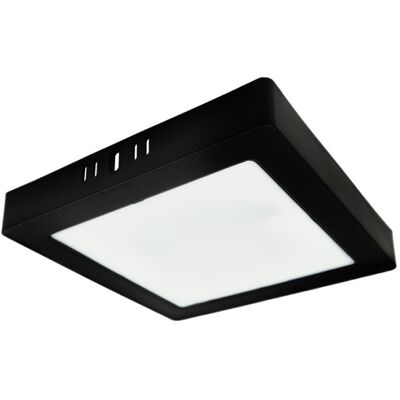 ECOLIGHT Plafoniera Downlight Led 18w 4000k Nera 22cm ECOLIGHT Plafoniera Downlight Led 18w 4000k Nera 22cm