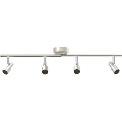 HELLOSHOP26 Faretto Da Soffitto Moderno Orientabile Design Chic 70 X 9 X 12,5 Cm Acciaio Nichel Spazzolato 020058316 HELLOSHOP26 Faretto Da Soffitto Moderno Orientabile Design Chic 70 X 9 X 12,5 Cm Acciaio Nichel Spazzolato 020058316
