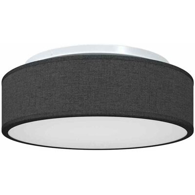 HELLOSHOP26 Lampada Da Soffitto Moderna In Stile Minimalista Faretto Orientabile 38 X 38 X 13,5 Cm Tessuto Nero 020058423 HELLOSHOP26 Lampada Da Soffitto Moderna In Stile Minimalista Faretto Orientabile 38 X 38 X 13,5 Cm Tessuto Nero 020058423