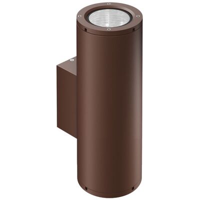 BENEITO FAURE Applique Led Da Parete Sunset Xl Dual 32cm, 16w Switch Cct 2700k/3200k/4000k, Finitura Corten Texturizzato Ip65 - Beneito & Faure BENEITO FAURE Applique Led Da Parete Sunset Xl Dual 32cm, 16w Switch Cct 2700k/3200k/4000k, Finitura Corten Texturizzato Ip65 - Beneito & Faure