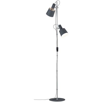 Paulmann Neordic Haldar 79690 Lampada A Stelo Led (monocolore) E14 40 W Grigio Scuro, Cromo (opaco) Paulmann Neordic Haldar 79690 Lampada A Stelo Led (monocolore) E14 40 W Grigio Scuro, Cromo (opaco)