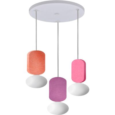 LIGHT PRESTIGE Lampada A Sospensione Ballo Bianca 3xg9 LIGHT PRESTIGE Lampada A Sospensione Ballo Bianca 3xg9