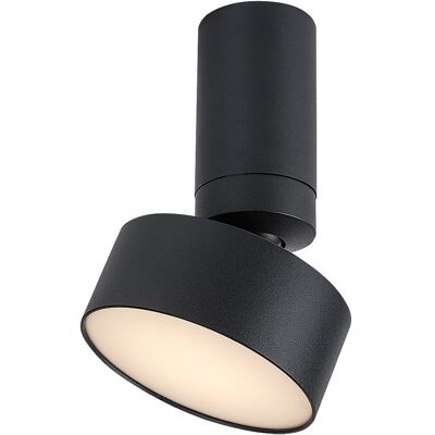 RABALUX Faretto Soffitto Orientabile Nero Tondo Ø11 Led 10w RABALUX Faretto Soffitto Orientabile Nero Tondo Ø11 Led 10w
