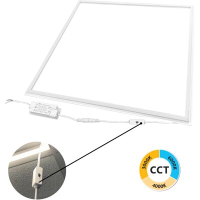 ALCAPOWER Pannello Led Cornice 600x600 40w 4000lm Cct Selezionabile 3000k/4000k/6000k Ip20 - Soluzione Di Illuminazione Professionale Alta Efficienza ALCAPOWER Pannello Led Cornice 600x600 40w 4000lm Cct Selezionabile 3000k/4000k/6000k Ip20 - Soluzione Di Illuminazione Professionale Alta Efficienza