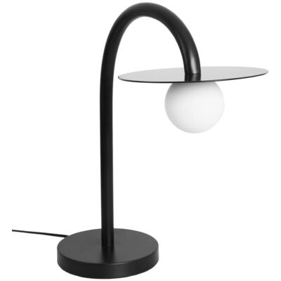 MAXLIGHT Lampada Tavolo Moderna Nera Sfera Vetro Led MAXLIGHT Lampada Tavolo Moderna Nera Sfera Vetro Led