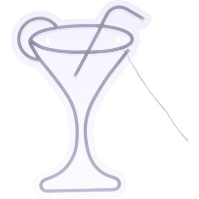 ATMOSPHERA Cocktail Led Al Neon 24,8x34,7 Cm - Créateur D'Intérieur ATMOSPHERA Cocktail Led Al Neon 24,8x34,7 Cm - Créateur D'Intérieur