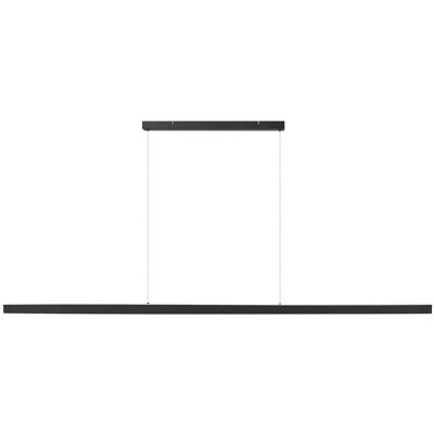 BELIANI Lampada A Sospensione Lineare A Led In Metallo 180 Cm Nero Baddana BELIANI Lampada A Sospensione Lineare A Led In Metallo 180 Cm Nero Baddana