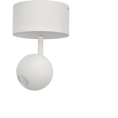 BENEITO FAURE Mini Bora Surface 4,5w 38º 3000k Bianco Opaco - Faretto Led Sferico Orientabile Da Soffitto - Beneito & Faure - Design Professionale BENEITO FAURE Mini Bora Surface 4,5w 38º 3000k Bianco Opaco - Faretto Led Sferico Orientabile Da Soffitto - Beneito & Faure - Design Professionale
