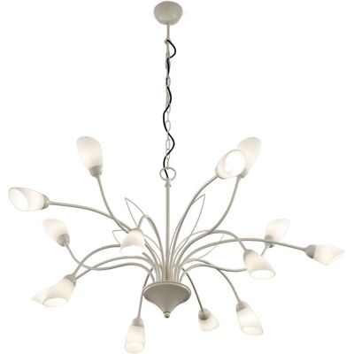 Jupiter Lampadario Decor Gloriosa Sabbia-grigio A Catena 15xg9 Jupiter Lampadario Decor Gloriosa Sabbia-grigio A Catena 15xg9