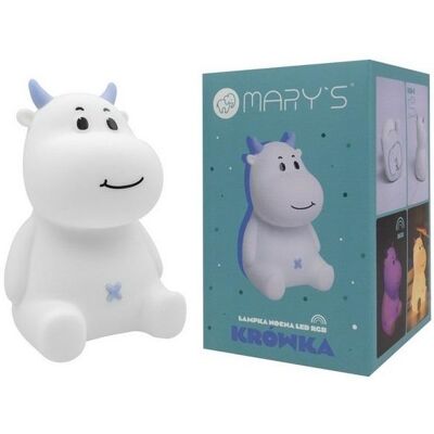 Luce Notturna Ricaricabile Mucca Blu di Mary - Lampada Notturna Luce Notturna Ricaricabile Mucca Blu di Mary - Lampada Notturna
