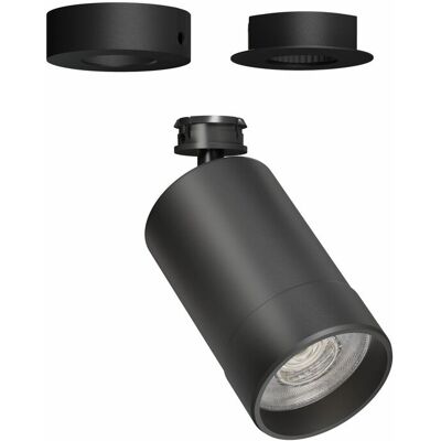 BENEITO FAURE Faretto Led Orientabile Crown Base 25w Nero Opaco - Fascio 24º/60º Regolabile, Switch Cct 2700k/3200k/4000k, Cri90 - Beneito & Faure BENEITO FAURE Faretto Led Orientabile Crown Base 25w Nero Opaco - Fascio 24º/60º Regolabile, Switch Cct 2700k/3200k/4000k, Cri90 - Beneito & Faure