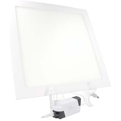 LEDLUX - Faretto Pannello Led Da Incasso Quadrato 24w Bianco Caldo 300mm X 300mm Sku-4887 LEDLUX - Faretto Pannello Led Da Incasso Quadrato 24w Bianco Caldo 300mm X 300mm Sku-4887