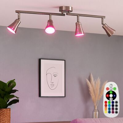 ETC-SHOP - RGB LED Ceiling Spots - Telecomando - Luci da soffitto ETC-SHOP - RGB LED Ceiling Spots - Telecomando - Luci da soffitto