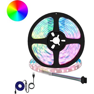 VIDAXL Striscia Led 2 Pz Nero E Trasparente Rame E Plastica VIDAXL Striscia Led 2 Pz Nero E Trasparente Rame E Plastica