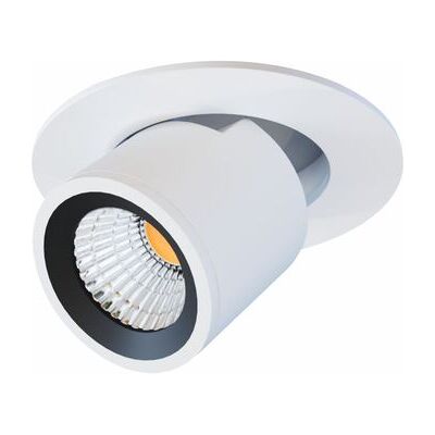 BENEITO FAURE Faretto Led Da Incasso Nano Oxo R 4w 45º Cct Switch 2700k/3200k/4000k Bianco Opaco - Faretto Orientabile Professionale Beneito & Faure BENEITO FAURE Faretto Led Da Incasso Nano Oxo R 4w 45º Cct Switch 2700k/3200k/4000k Bianco Opaco - Faretto Orientabile Professionale Beneito & Faure