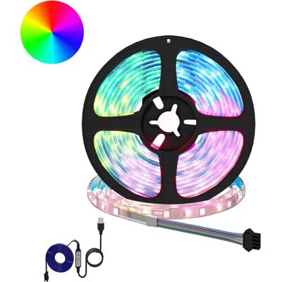 VIDAXL Striscia Led 2 Pz Nero E Trasparente Rame E Plastica VIDAXL Striscia Led 2 Pz Nero E Trasparente Rame E Plastica