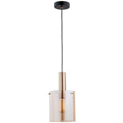 ALFA Calena Modern Glass Globe Pendant Light, Brass/gold & Black Metal Ceiling Hanging Lamp, 20cm Shade, 90cm Height, 1xe27 Max 15w, Dimmable ALFA Calena Modern Glass Globe Pendant Light, Brass/gold & Black Metal Ceiling Hanging Lamp, 20cm Shade, 90cm Height, 1xe27 Max 15w, Dimmable