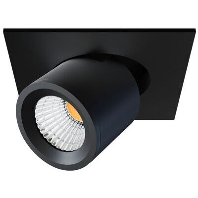 BENEITO FAURE Nano Oxo Sq Faretto Led Da Incasso 4w 45º Cct Switch 2700k/3200k/4000k Nero Opaco - Orientabile E Versatile - Beneito & Faure BENEITO FAURE Nano Oxo Sq Faretto Led Da Incasso 4w 45º Cct Switch 2700k/3200k/4000k Nero Opaco - Orientabile E Versatile - Beneito & Faure