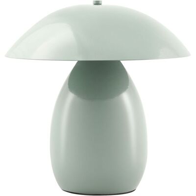 BELIANI Lampada Da Tavolo Moderna Con Paralume In Ferr30 Cm, A Forma Di Fungo Verde Chiaro Sigi BELIANI Lampada Da Tavolo Moderna Con Paralume In Ferr30 Cm, A Forma Di Fungo Verde Chiaro Sigi