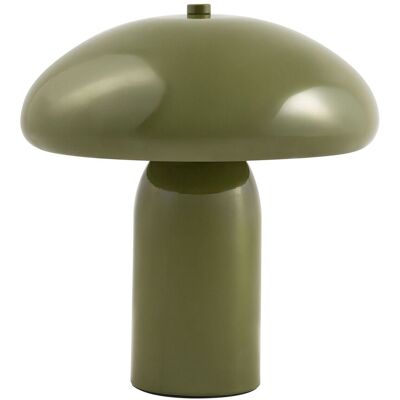 BELIANI Lampada Da Tavolo Con Paralume In Ferro, Singola 22 Cm Verde Scuro Sanya BELIANI Lampada Da Tavolo Con Paralume In Ferro, Singola 22 Cm Verde Scuro Sanya