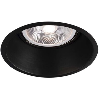 SHILO Faretto Incasso Rotondo Nero Orientabile Gu10 18w Kami SHILO Faretto Incasso Rotondo Nero Orientabile Gu10 18w Kami