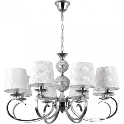 Lustra Ubeda Fabrilamp 8xe14 cromo Lustra Ubeda Fabrilamp 8xe14 cromo