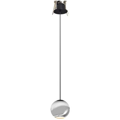BENEITO FAURE Lampada A Sospensione Sferica Bora 8,5w 36º 2700k Argento - Faretto Led Da Soffitto Ad Alta Resa Cromatica Cri93 - Beneito & Faure BENEITO FAURE Lampada A Sospensione Sferica Bora 8,5w 36º 2700k Argento - Faretto Led Da Soffitto Ad Alta Resa Cromatica Cri93 - Beneito & Faure