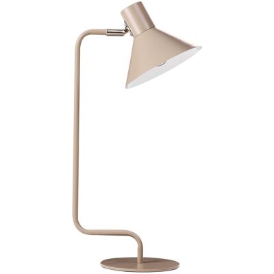 BELIANI Lampada Da Scrivania Industriale Regolabile Con Paralume A Cono In Metallo Beige Rimava BELIANI Lampada Da Scrivania Industriale Regolabile Con Paralume A Cono In Metallo Beige Rimava