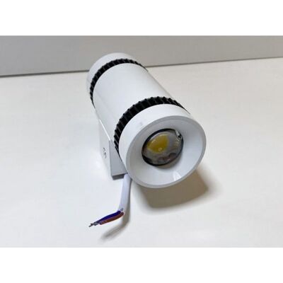 LEDLUX Applique Led Da Parete Modello Monique Italian Design Moderna 6w Doppio Illuminazione Bianco Caldo LEDLUX Applique Led Da Parete Modello Monique Italian Design Moderna 6w Doppio Illuminazione Bianco Caldo