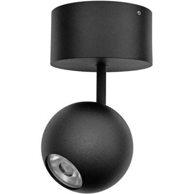 BENEITO FAURE Faretto Led Da Soffitto Bora Surface 8,5w 36º 2700k Nero Opaco, Faro Sferico Orientabile Alta Resa Cromatica - Beneito & Faure BENEITO FAURE Faretto Led Da Soffitto Bora Surface 8,5w 36º 2700k Nero Opaco, Faro Sferico Orientabile Alta Resa Cromatica - Beneito & Faure