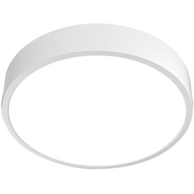 ITALUX Plafoniera Led Tonda Bianca 30cm 24w Cct Botta ITALUX Plafoniera Led Tonda Bianca 30cm 24w Cct Botta