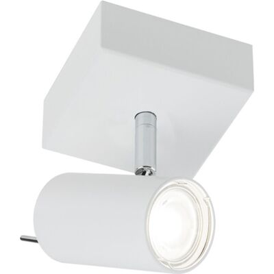 SHILO Faretto Soffitto Quadrato Bianco Orientabile Gu10 10w SHILO Faretto Soffitto Quadrato Bianco Orientabile Gu10 10w