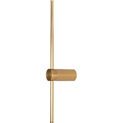 MAXLIGHT Applique Loft Minimal Ottone Lineare Led 9w Spirit MAXLIGHT Applique Loft Minimal Ottone Lineare Led 9w Spirit