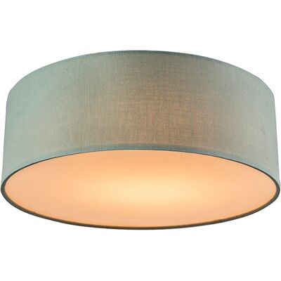 QAZQA Lampada da soffitto verde - Drum LED - Luce moderna per casa QAZQA Lampada da soffitto verde - Drum LED - Luce moderna per casa