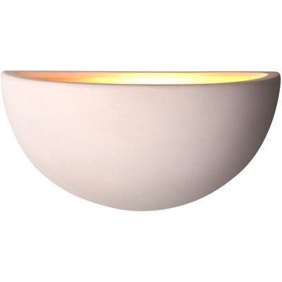 Endon Lighting Endon Porta Luci in Ceramica Bianca - Applique da Parete Endon Lighting Endon Porta Luci in Ceramica Bianca - Applique da Parete