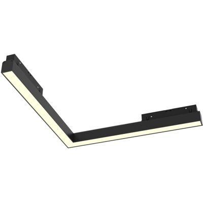 MAYTONI Lampada Binario Monofase Nera L Led 24w 3000k Basis MAYTONI Lampada Binario Monofase Nera L Led 24w 3000k Basis