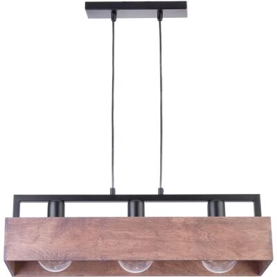 Sigma Dakota Lampada A Sospensione Nera E Marrone 80 Cm Sigma Dakota Lampada A Sospensione Nera E Marrone 80 Cm