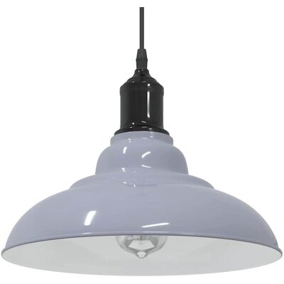HELLOSHOP26 Lampada A Sospensione Vintage Regolabile Altezza 31 X 13 Cm Stile Moderno Per Cucina O Soggiorno Metallo Grigio Lucido 020058005 HELLOSHOP26 Lampada A Sospensione Vintage Regolabile Altezza 31 X 13 Cm Stile Moderno Per Cucina O Soggiorno Metallo Grigio Lucido 020058005