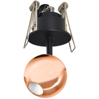 BENEITO FAURE Mini Bora Recessed Faretto Led Da Incasso 4,5w 38º 3000k Oro Rosa - Design Orientabile E Anti-abbagliamento - Beneito & Faure BENEITO FAURE Mini Bora Recessed Faretto Led Da Incasso 4,5w 38º 3000k Oro Rosa - Design Orientabile E Anti-abbagliamento - Beneito & Faure