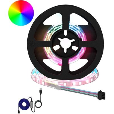 VIDAXL Striscia Led 2 Pz Nero E Trasparente Rame E Plastica VIDAXL Striscia Led 2 Pz Nero E Trasparente Rame E Plastica