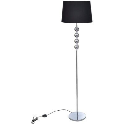 HELLOSHOP26 Lampada Da Terra Moderna Con Paralume Elegante Per Soggiorno 380 X 380 X 1560 Mm Luce Soffusa Atmosfera Accogliente Poliestere Nero 020046230 HELLOSHOP26 Lampada Da Terra Moderna Con Paralume Elegante Per Soggiorno 380 X 380 X 1560 Mm Luce Soffusa Atmosfera Accogliente Poliestere Nero 020046230