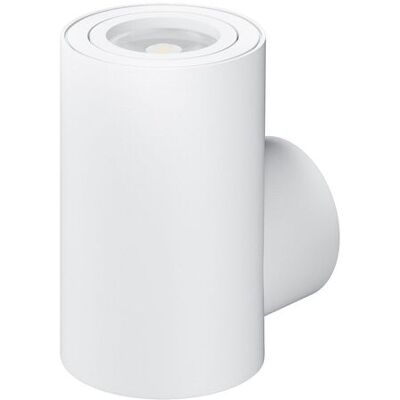 BENEITO FAURE One Wall Gu10 38º Applique A Led Da Parete Cilindrica, Finitura Bianco Opaco, Design Moderno Per Illuminazione Interni - Beneito & Faure BENEITO FAURE One Wall Gu10 38º Applique A Led Da Parete Cilindrica, Finitura Bianco Opaco, Design Moderno Per Illuminazione Interni - Beneito & Faure