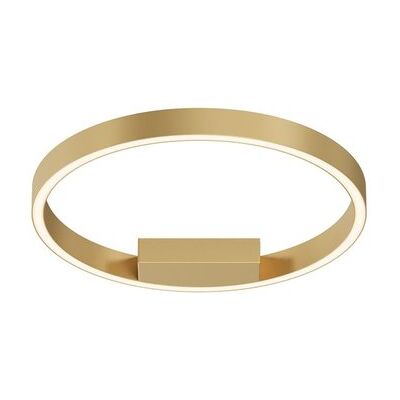 MAYTONI Plafoniera Led Ring Moderna Ottone/bianco 24w Rim MAYTONI Plafoniera Led Ring Moderna Ottone/bianco 24w Rim