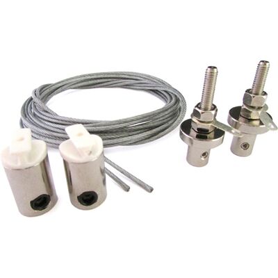 LEDLUX Kit Staffe Per Fissaggio Da Soffitto A Sospensione Del Profilo Barra Alluminio Tondo Ba6001 E Ba1537 LEDLUX Kit Staffe Per Fissaggio Da Soffitto A Sospensione Del Profilo Barra Alluminio Tondo Ba6001 E Ba1537