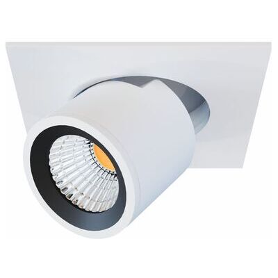 BENEITO FAURE Nano Oxo Sq Faretto Led Da Incasso 4w 45º Cct Switch 2700k/3200k/4000k Bianco Opaco - Orientabile E Versatile - Beneito & Faure BENEITO FAURE Nano Oxo Sq Faretto Led Da Incasso 4w 45º Cct Switch 2700k/3200k/4000k Bianco Opaco - Orientabile E Versatile - Beneito & Faure