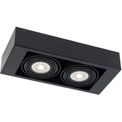 SHILO Faretto Soffitto Koga 1153 Nero Rettangolare 2xgu10 SHILO Faretto Soffitto Koga 1153 Nero Rettangolare 2xgu10