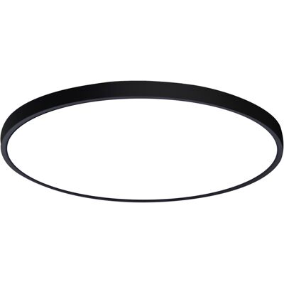 ITALUX Plafoniera Tonda Minimal Nero/bianco 30cm Led 24w ITALUX Plafoniera Tonda Minimal Nero/bianco 30cm Led 24w